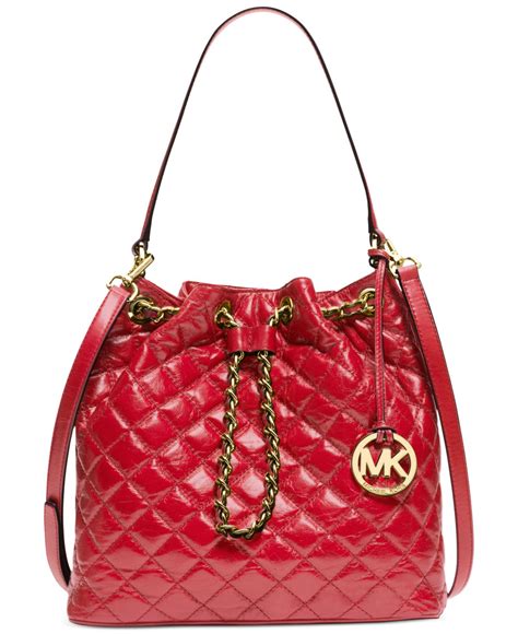 michael kors dark red bag|Michael Kors red bag sale.